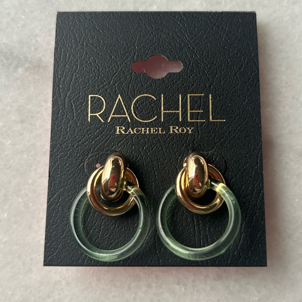 Rachel Roy Twisted Loop Stud Earrings